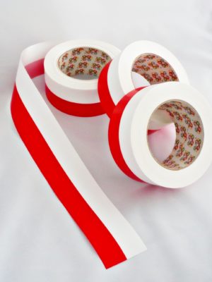 Flaga w taśmie/wstęga biało-czerwona – Flaga Polski, szerokość 5cm / 10 metrów - obrazek 3