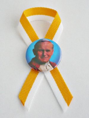 Mini Kotylion Papieski – Jan Paweł II - obrazek 3