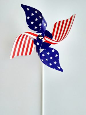Wiatrak amerykański – Wiatraczek USA / 5 sztuk - obrazek 3