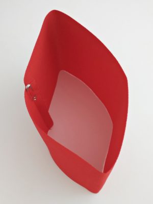 Czerwona opaska na ramię – szerokość 10cm - obrazek 3