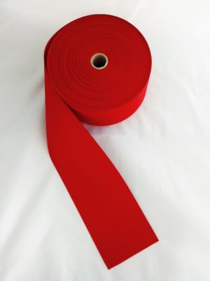 Taśma/wstęga rypsowa czerwona szerokość 10cm - obrazek 5