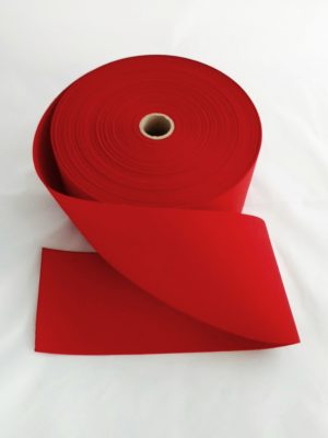 Taśma/wstęga rypsowa czerwona szerokość 10cm - obrazek 4