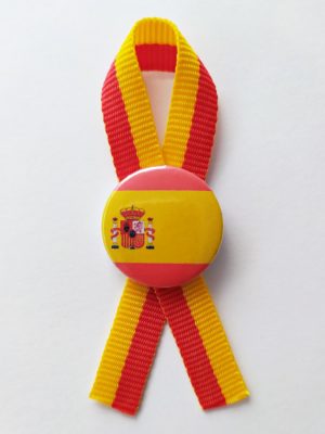 Mini Kotylion hiszpański – Mini Kotylion Flaga Hiszpanii - obrazek 3