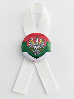 Mini Kotylion Flaga Zagłębia Dąbrowskiego - obrazek 3