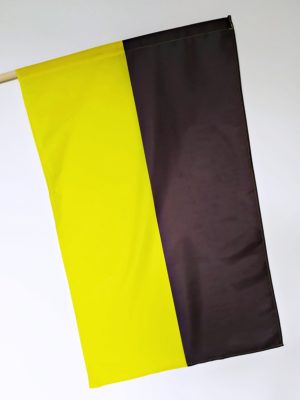 Flaga Kaszub - czarno-żółta flaga kaszubska - obrazek 3