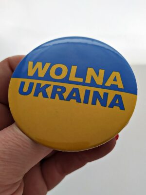Przypinka WOLNA UKRAINA – Flaga Ukrainy - obrazek 4