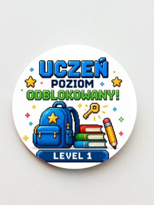 Przypinka Pasowanie na Ucznia / zapięcie agrafka – żabka - obrazek 10