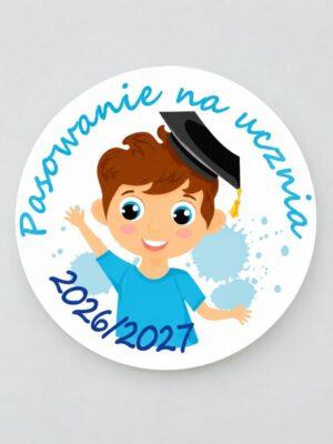 Przypinka Pasowanie na Ucznia / zapięcie agrafka – żabka - obrazek 14