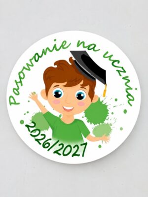 Przypinka Pasowanie na Ucznia / zapięcie agrafka – żabka - obrazek 13