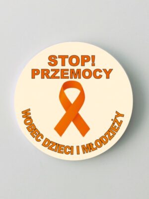 Przypinka Pomarańczowa Wstążka