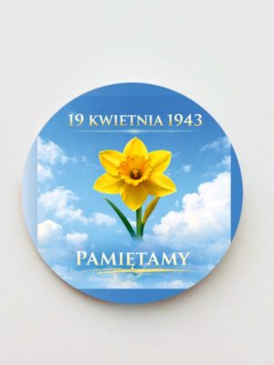 Magnes Żółty Żonkil - symbol Powstania w Getcie Warszawskim - obrazek 4