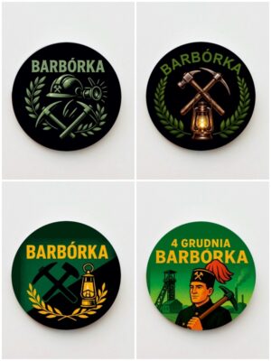 Przypinka Barbórka - 4 grudnia