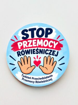 Przypinka STOP Przemocy Rówieśniczej - obrazek 3