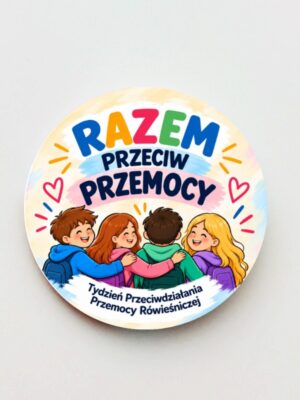 Przypinka STOP Przemocy Rówieśniczej - obrazek 4