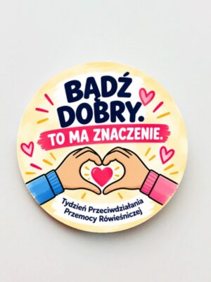 Przypinka STOP Przemocy Rówieśniczej - obrazek 5