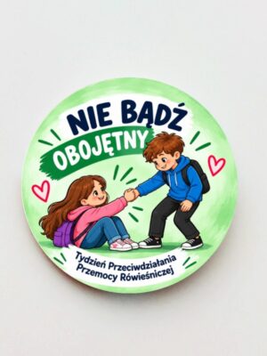 Przypinka STOP Przemocy Rówieśniczej - obrazek 7