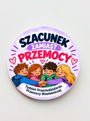 Przypinka STOP Przemocy Rówieśniczej - obrazek 9